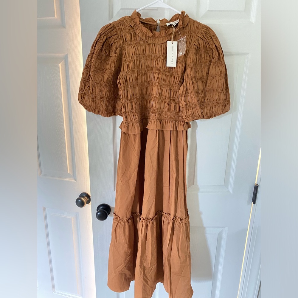 NWT Moon River midi dress XS